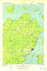 Bayfield Wisconsin Historical topographic map, 1:48000 scale, 15 X 15 Minute, Year 1941