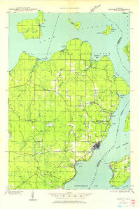 Bayfield Wisconsin Historical topographic map, 1:48000 scale, 15 X 15 Minute, Year 1941