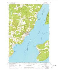 Bayfield Wisconsin Historical topographic map, 1:24000 scale, 7.5 X 7.5 Minute, Year 1964