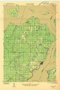 Bayfield Wisconsin Historical topographic map, 1:48000 scale, 15 X 15 Minute, Year 1946