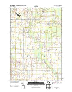 Bear Creek Wisconsin Historical topographic map, 1:24000 scale, 7.5 X 7.5 Minute, Year 2013