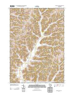Bear Valley Wisconsin Historical topographic map, 1:24000 scale, 7.5 X 7.5 Minute, Year 2013