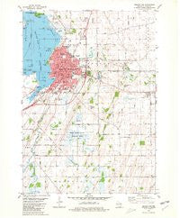 Beaver Dam Wisconsin Historical topographic map, 1:24000 scale, 7.5 X 7.5 Minute, Year 1980