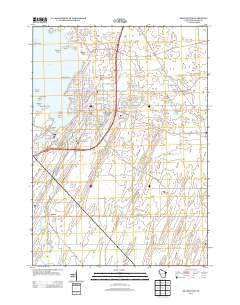 Beaver Dam Wisconsin Historical topographic map, 1:24000 scale, 7.5 X 7.5 Minute, Year 2013