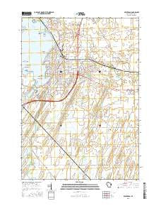 Beaver Dam Wisconsin Current topographic map, 1:24000 scale, 7.5 X 7.5 Minute, Year 2015