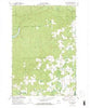 Becky Creek Wisconsin Historical topographic map, 1:24000 scale, 7.5 X 7.5 Minute, Year 1972