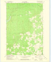 Becky Creek Wisconsin Historical topographic map, 1:24000 scale, 7.5 X 7.5 Minute, Year 1972
