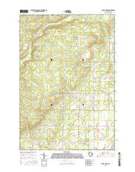 Becky Creek Wisconsin Current topographic map, 1:24000 scale, 7.5 X 7.5 Minute, Year 2015