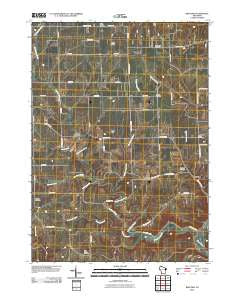 Beetown Wisconsin Historical topographic map, 1:24000 scale, 7.5 X 7.5 Minute, Year 2010