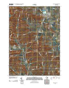 Belleville Wisconsin Historical topographic map, 1:24000 scale, 7.5 X 7.5 Minute, Year 2010