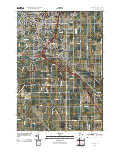 Bellevue Wisconsin Historical topographic map, 1:24000 scale, 7.5 X 7.5 Minute, Year 2010