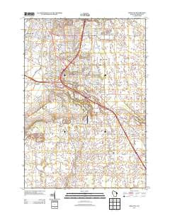 Bellevue Wisconsin Historical topographic map, 1:24000 scale, 7.5 X 7.5 Minute, Year 2013