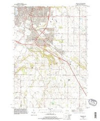 Bellevue Wisconsin Historical topographic map, 1:24000 scale, 7.5 X 7.5 Minute, Year 1992