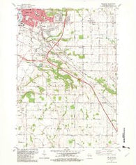 Bellevue Wisconsin Historical topographic map, 1:24000 scale, 7.5 X 7.5 Minute, Year 1982