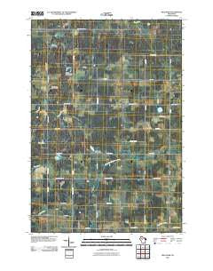 Bellinger Wisconsin Historical topographic map, 1:24000 scale, 7.5 X 7.5 Minute, Year 2010