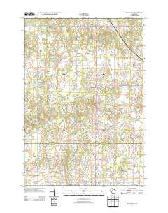 Bellinger Wisconsin Historical topographic map, 1:24000 scale, 7.5 X 7.5 Minute, Year 2013