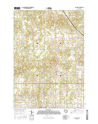 Bellinger Wisconsin Current topographic map, 1:24000 scale, 7.5 X 7.5 Minute, Year 2015