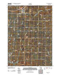 Belmont Wisconsin Historical topographic map, 1:24000 scale, 7.5 X 7.5 Minute, Year 2010