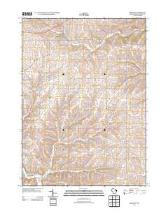 Belmont Wisconsin Historical topographic map, 1:24000 scale, 7.5 X 7.5 Minute, Year 2013