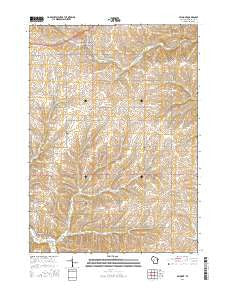 Belmont Wisconsin Current topographic map, 1:24000 scale, 7.5 X 7.5 Minute, Year 2016