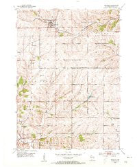 Belmont Wisconsin Historical topographic map, 1:24000 scale, 7.5 X 7.5 Minute, Year 1952