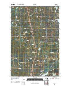 Bennett Wisconsin Historical topographic map, 1:24000 scale, 7.5 X 7.5 Minute, Year 2010