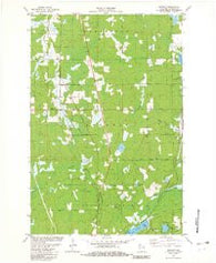 Bennett Wisconsin Historical topographic map, 1:24000 scale, 7.5 X 7.5 Minute, Year 1981