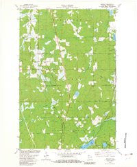 Bennett Wisconsin Historical topographic map, 1:24000 scale, 7.5 X 7.5 Minute, Year 1981