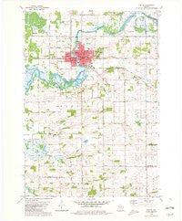 Berlin Wisconsin Historical topographic map, 1:24000 scale, 7.5 X 7.5 Minute, Year 1980