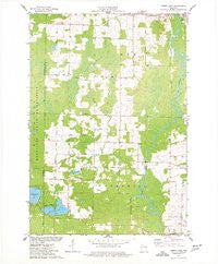 Berry Lake Wisconsin Historical topographic map, 1:24000 scale, 7.5 X 7.5 Minute, Year 1974
