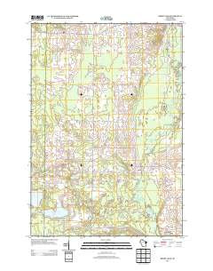 Berry Lake Wisconsin Historical topographic map, 1:24000 scale, 7.5 X 7.5 Minute, Year 2013