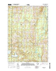 Berry Lake Wisconsin Current topographic map, 1:24000 scale, 7.5 X 7.5 Minute, Year 2016
