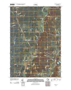 Bevent Wisconsin Historical topographic map, 1:24000 scale, 7.5 X 7.5 Minute, Year 2010