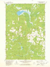 Big Briens Lake Wisconsin Historical topographic map, 1:24000 scale, 7.5 X 7.5 Minute, Year 1979