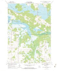 Big Eau Pleine Reservoir Wisconsin Historical topographic map, 1:24000 scale, 7.5 X 7.5 Minute, Year 1970