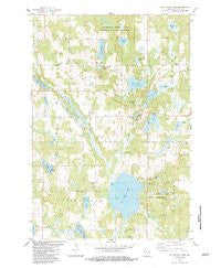 Big Round Lake Wisconsin Historical topographic map, 1:24000 scale, 7.5 X 7.5 Minute, Year 1983