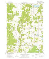 Big Spring Wisconsin Historical topographic map, 1:24000 scale, 7.5 X 7.5 Minute, Year 1975