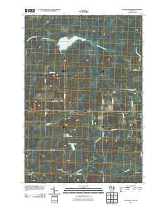 Big Briens Lake Wisconsin Historical topographic map, 1:24000 scale, 7.5 X 7.5 Minute, Year 2010