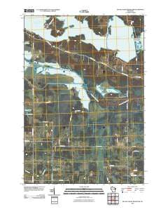 Big Eau Pleine Reservoir Wisconsin Historical topographic map, 1:24000 scale, 7.5 X 7.5 Minute, Year 2010