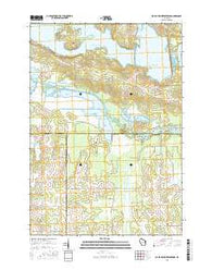 Big Eau Pleine Reservoir Wisconsin Current topographic map, 1:24000 scale, 7.5 X 7.5 Minute, Year 2015