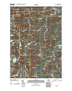 Big Falls Wisconsin Historical topographic map, 1:24000 scale, 7.5 X 7.5 Minute, Year 2010