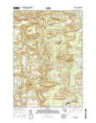 Big Falls Wisconsin Current topographic map, 1:24000 scale, 7.5 X 7.5 Minute, Year 2015