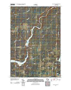 Big Falls Dam Wisconsin Historical topographic map, 1:24000 scale, 7.5 X 7.5 Minute, Year 2010
