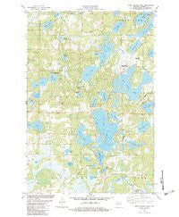 Birch Island Lake Wisconsin Historical topographic map, 1:24000 scale, 7.5 X 7.5 Minute, Year 1982