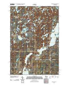 Birchwood Wisconsin Historical topographic map, 1:24000 scale, 7.5 X 7.5 Minute, Year 2010