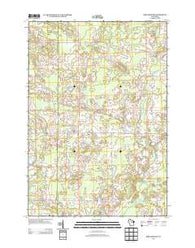 Birnamwood Wisconsin Historical topographic map, 1:24000 scale, 7.5 X 7.5 Minute, Year 2013