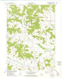 Black Hawk Wisconsin Historical topographic map, 1:24000 scale, 7.5 X 7.5 Minute, Year 1975