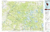 Black River Falls Wisconsin Historical topographic map, 1:100000 scale, 30 X 60 Minute, Year 1985