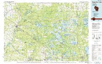 Black River Falls Wisconsin Historical topographic map, 1:100000 scale, 30 X 60 Minute, Year 1985