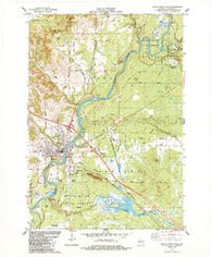 Black River Falls Wisconsin Historical topographic map, 1:24000 scale, 7.5 X 7.5 Minute, Year 1984